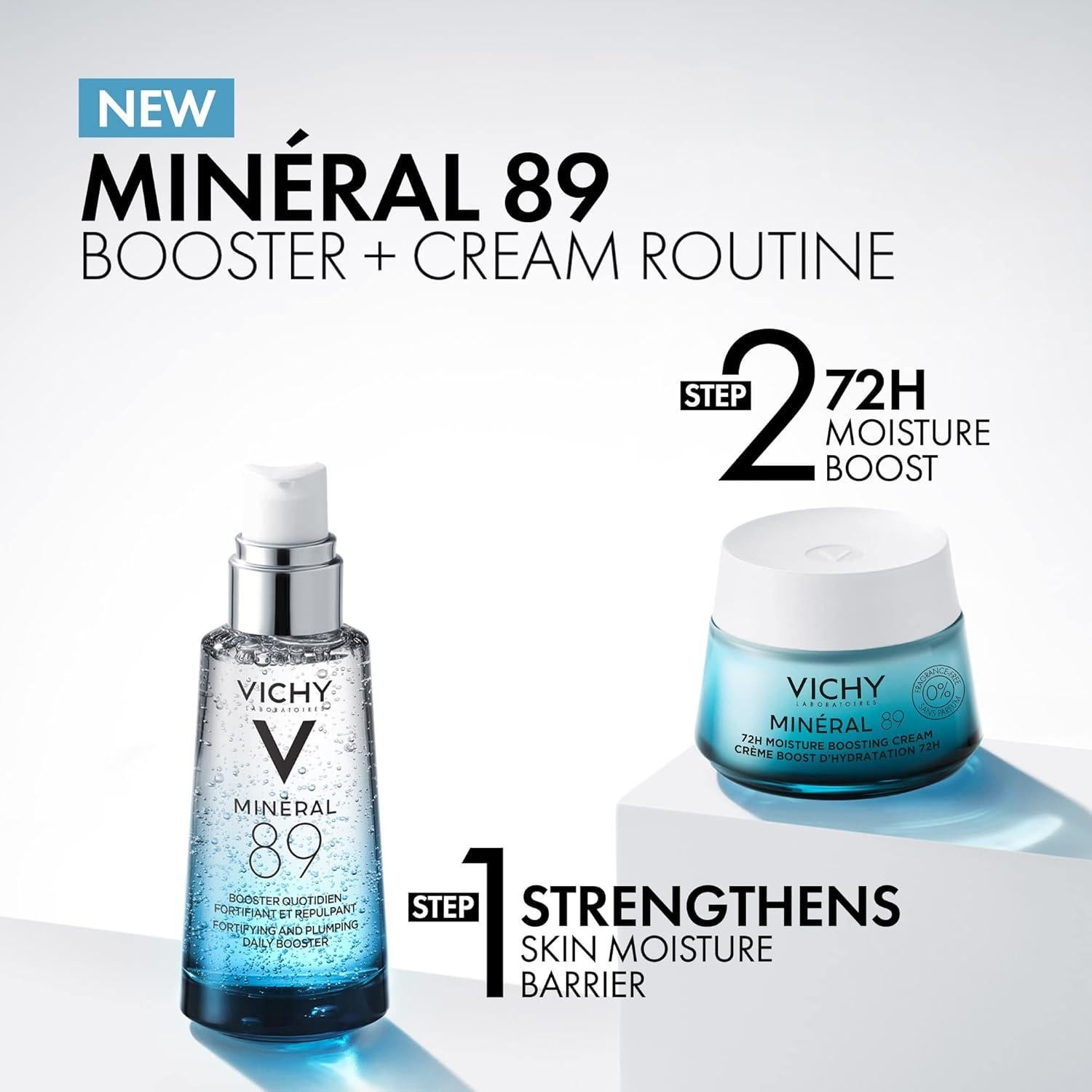 Vichy Mineral 89 Crema Hidratante Sin Fragancia 47.6g