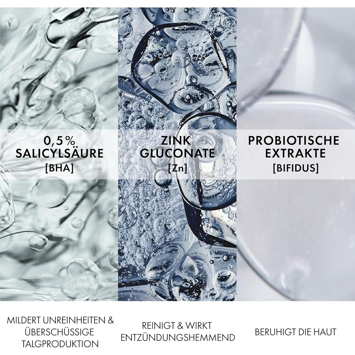 Limpiador Facial Vichy Normaderm 199ml Ácido Salicílico Piel Grasa