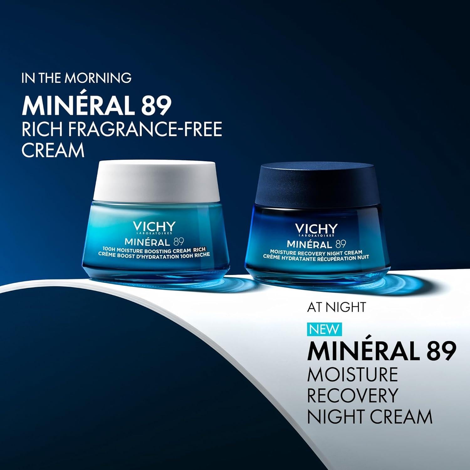Crema Nocturna Hidratante Vichy Minéral 89 50ml con Melatonina