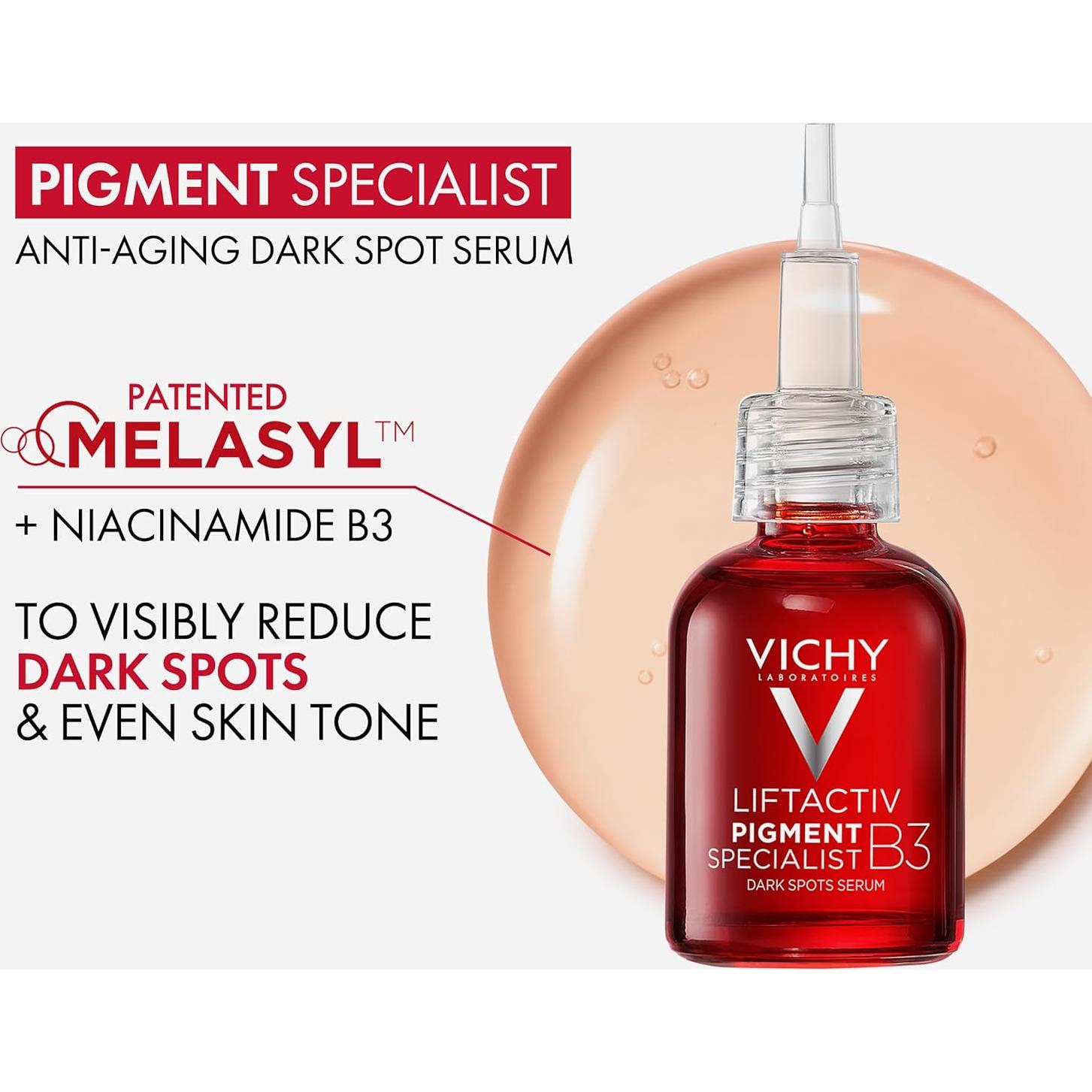 Suero Facial Vichy LiftActiv B3 30 ml - Niacinamida 8% y Ácido Glicólico