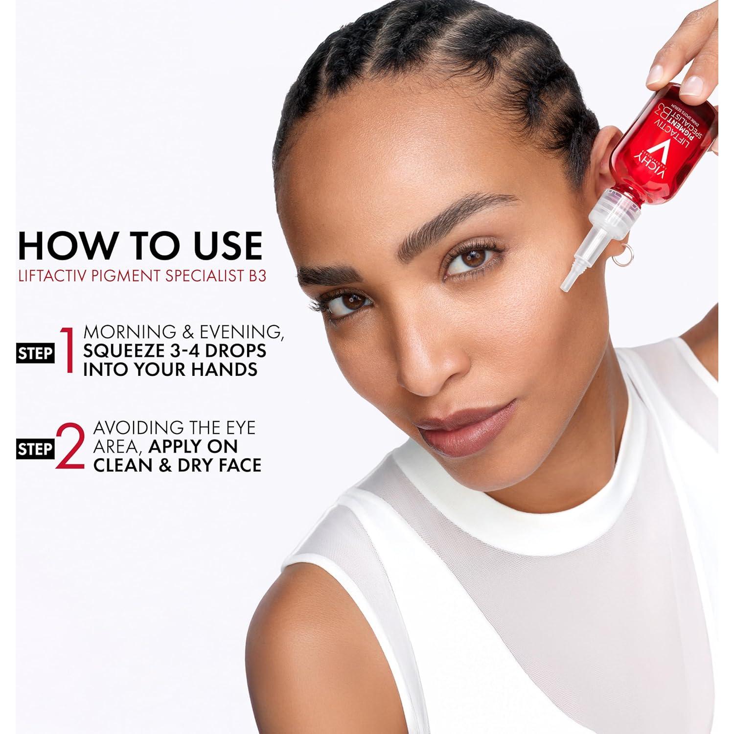 Suero Facial Vichy LiftActiv B3 30 ml - Niacinamida 8% y Ácido Glicólico