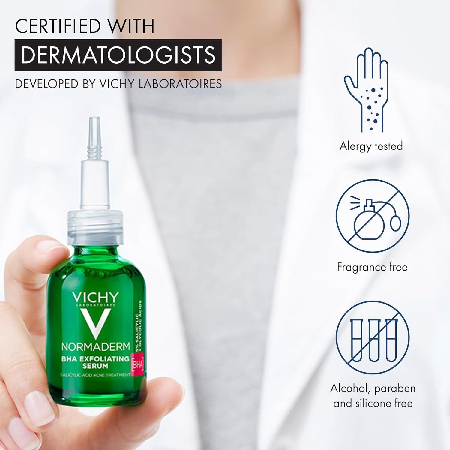 Suero Exfoliante BHA Vichy Normaderm 30 ml - Tratamiento Acné