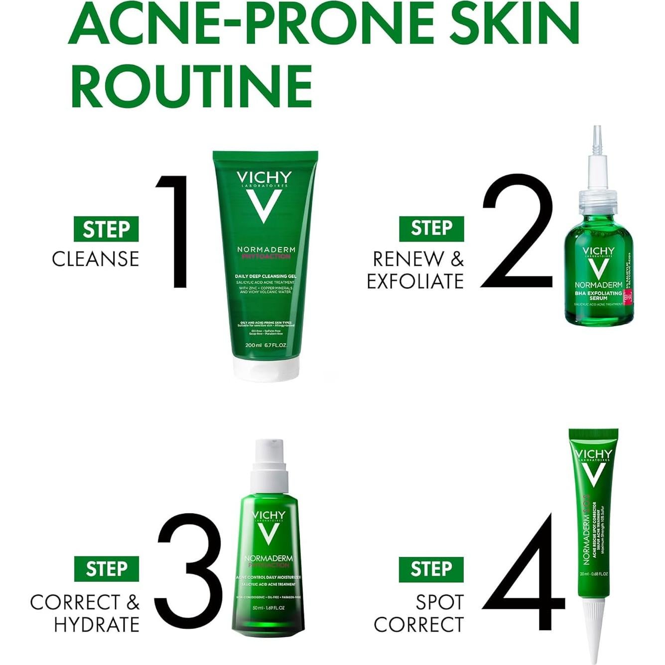 Suero Exfoliante BHA Vichy Normaderm 30 ml - Tratamiento Acné