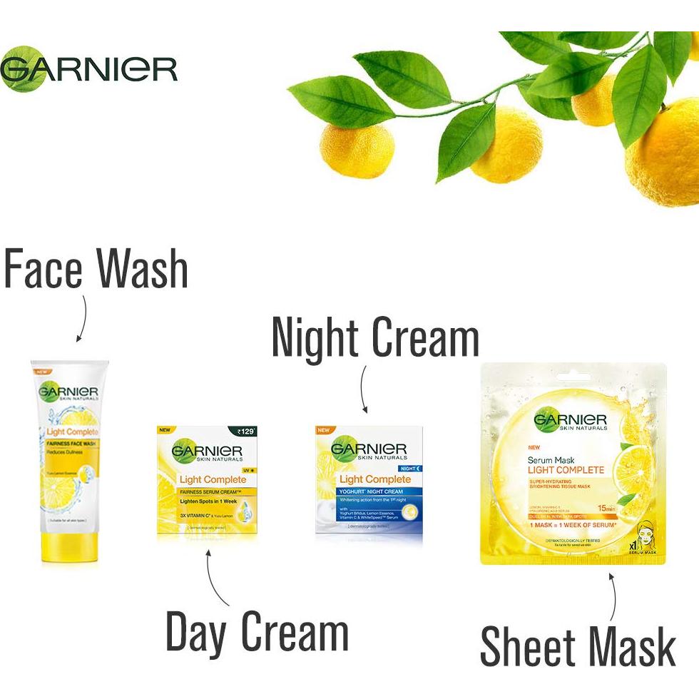 Garnier Lavado Facial Blanco Completo 48g - Piel Radiante