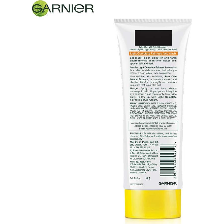 Garnier Lavado Facial Blanco Completo 48g - Piel Radiante