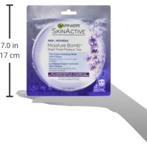 Mascarilla Facial Hidratante Garnier SkinActive Lavanda 30g