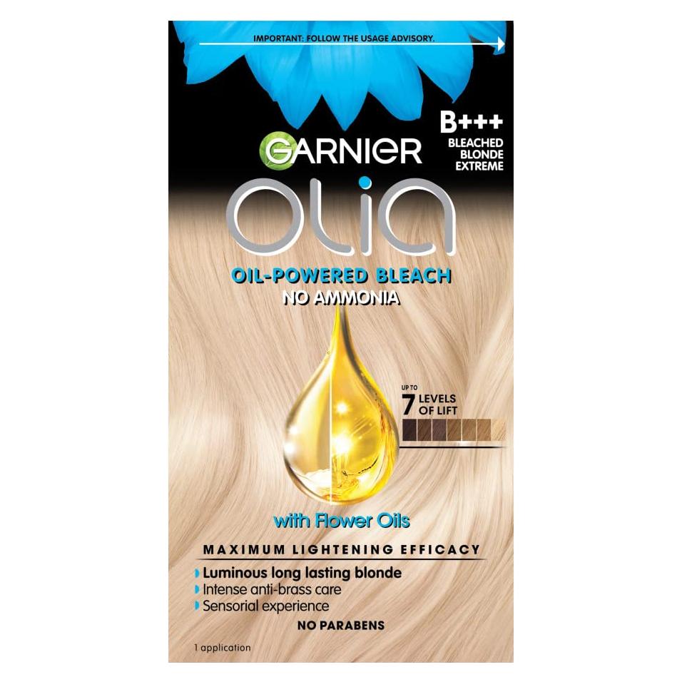 Kit de Color de Cabello Garnier Olia B+++ Rubio Platino 1 Cuenta