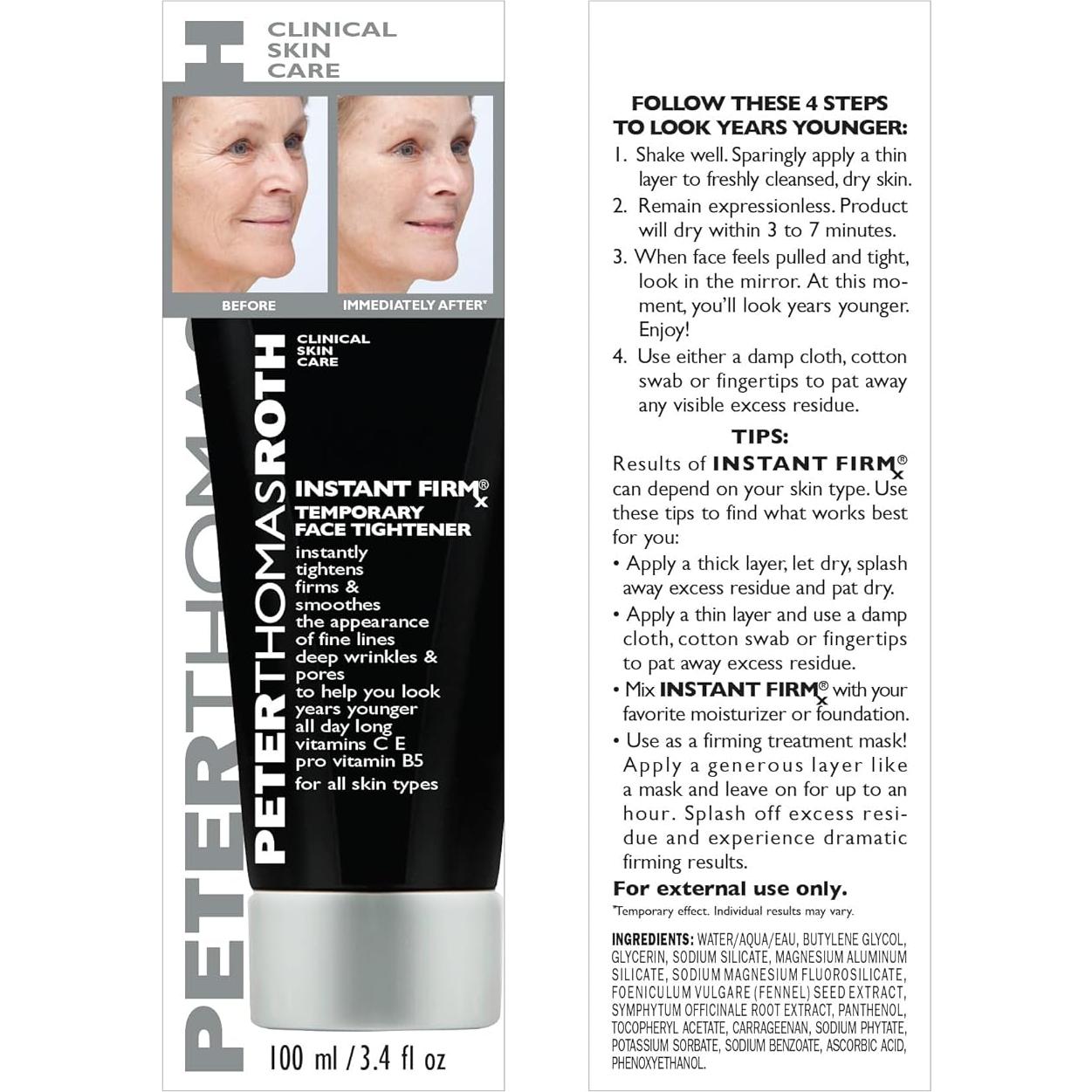 Peter Thomas Roth Instant FIRMx Tensador Facial 100ml