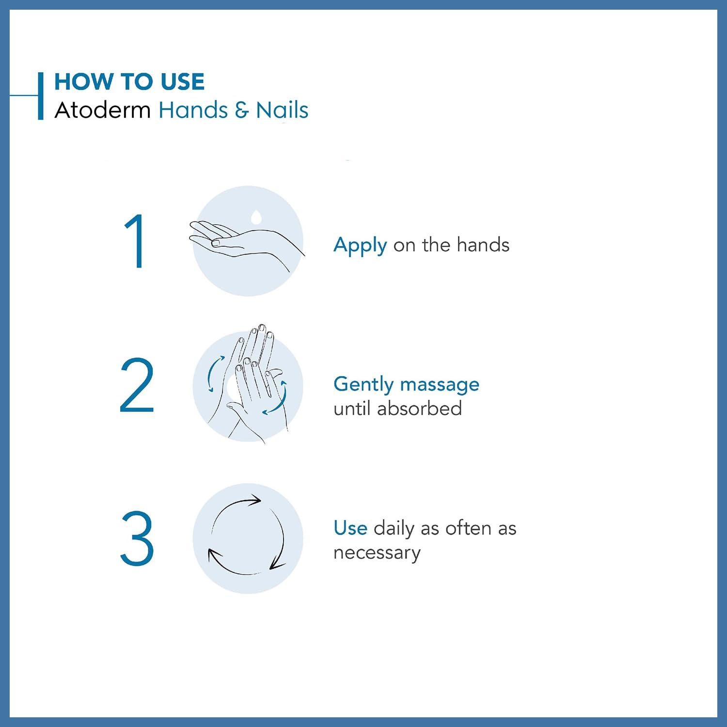 Crema para Manos y Uñas Bioderma Atoderm 50 ml Nutritiva
