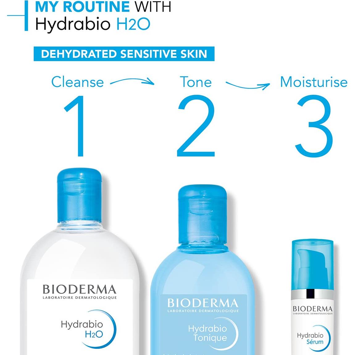 Agua Micelar Bioderma Hydrabio DUO H2O 990 ml Piel Sensible