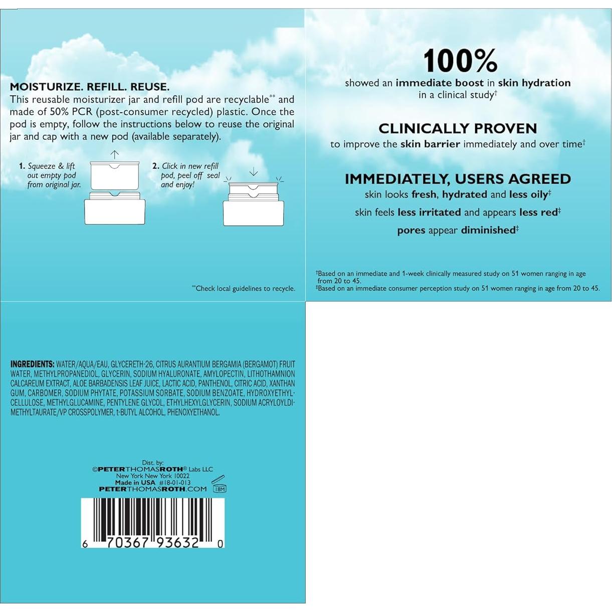 Hidratante de Gel Hialurónico Peter Thomas Roth 174g