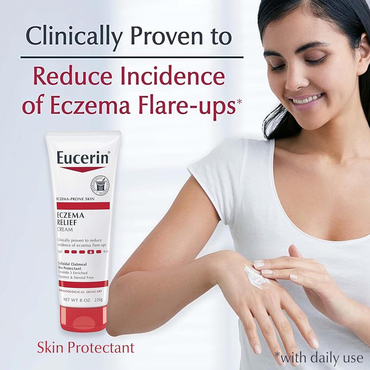 Conjunto Eucerin Cuidado Piel: Loción 500ml + Crema 226g Eczema
