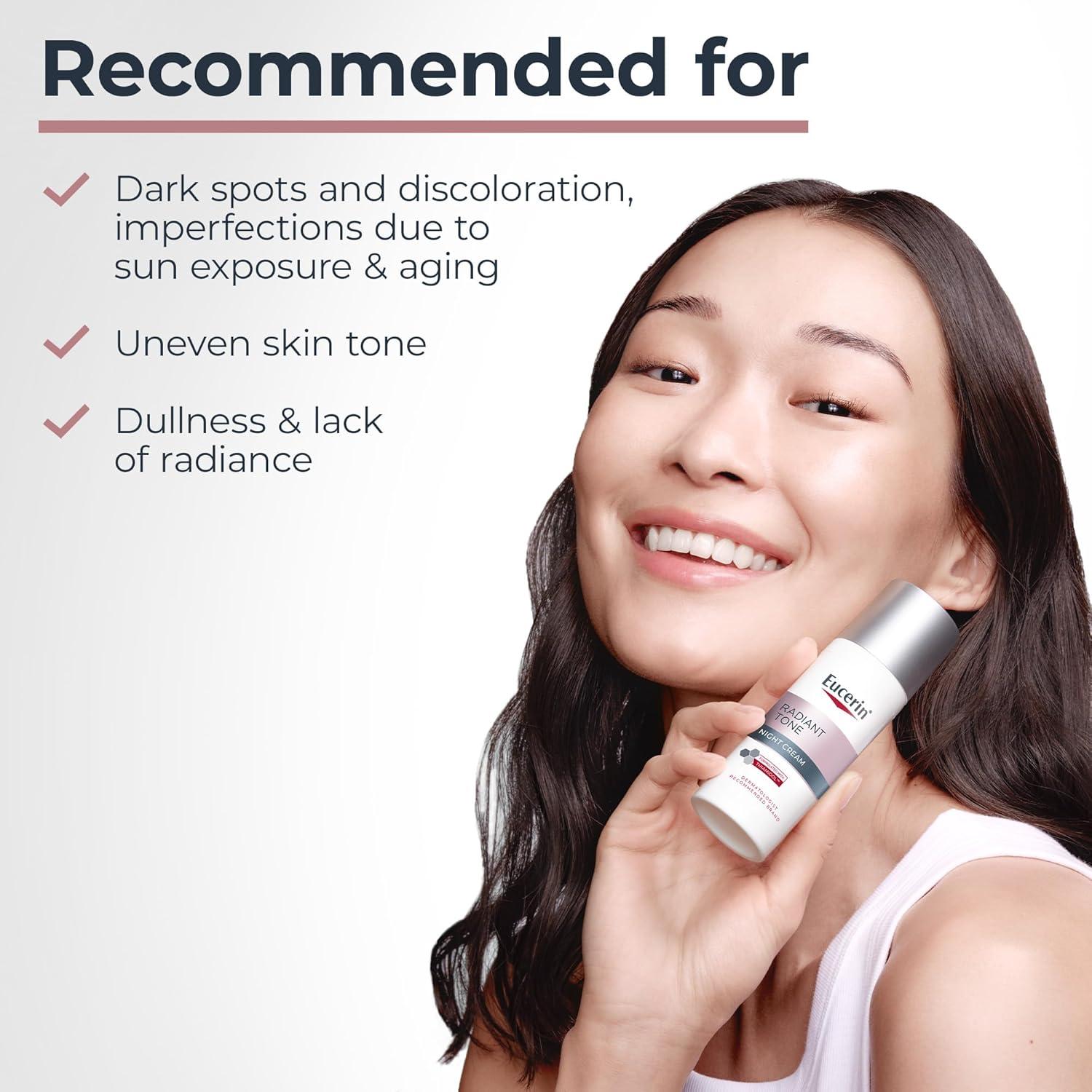 Eucerin Radiant Tone Suero + Gel Limpiador + Crema Nocturna