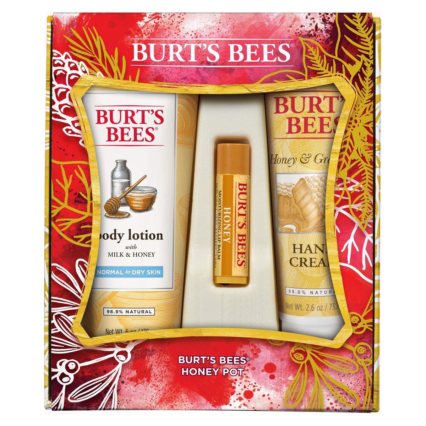 Juego de Regalo Burt's Bees Miel Hidratante 3 Piezas