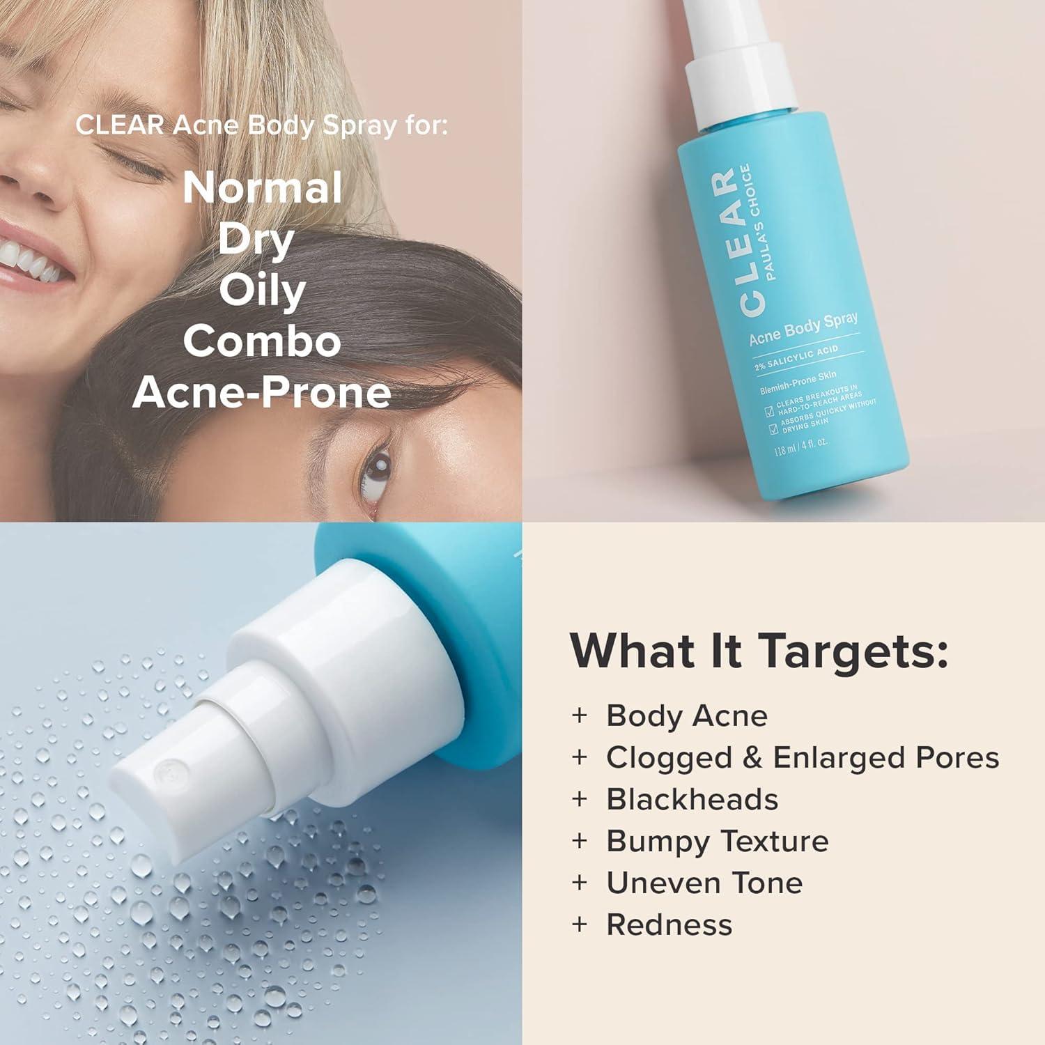 Kit Acné Extra Fuerte Paula's Choice CLEAR 4 Piezas