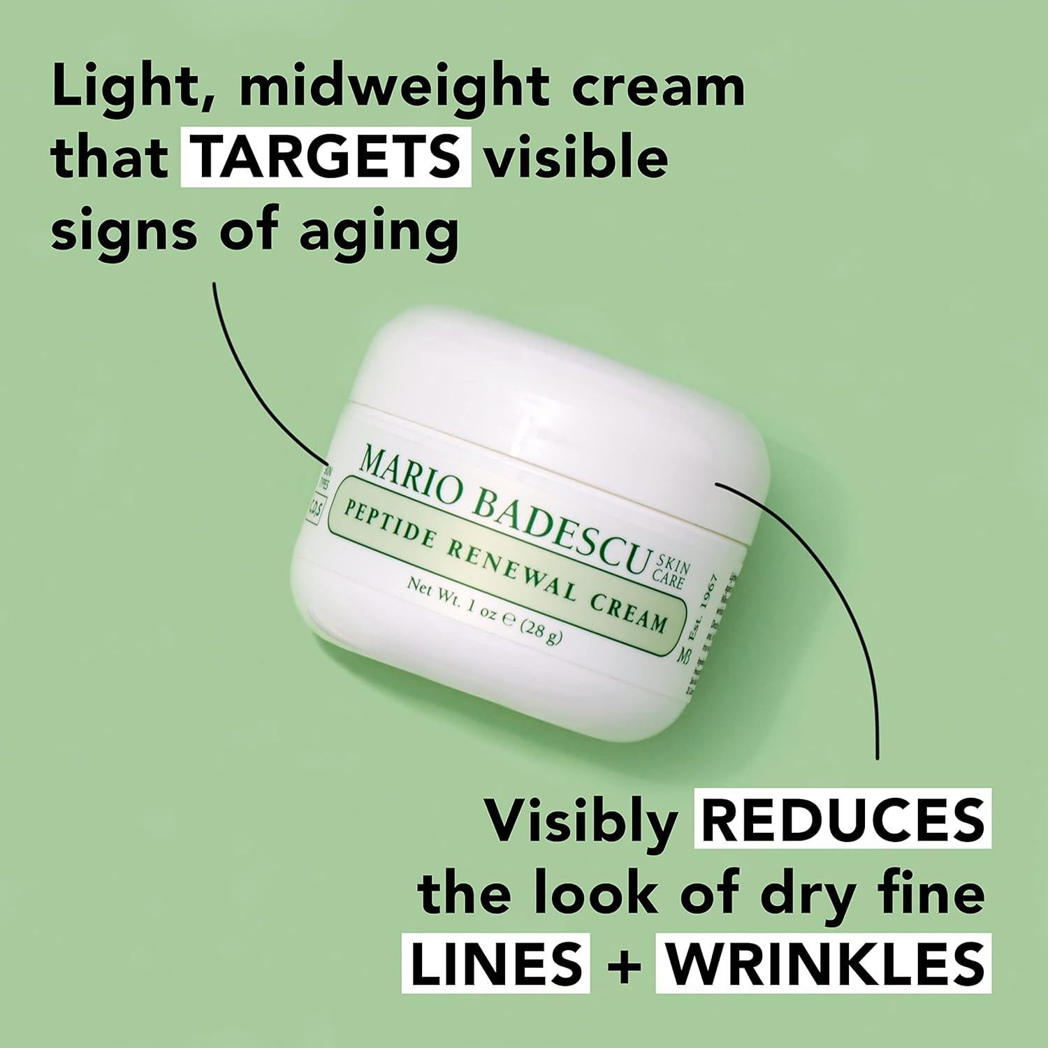 Crema Facial Antienvejecimiento Mario Badescu 28g Péptidos