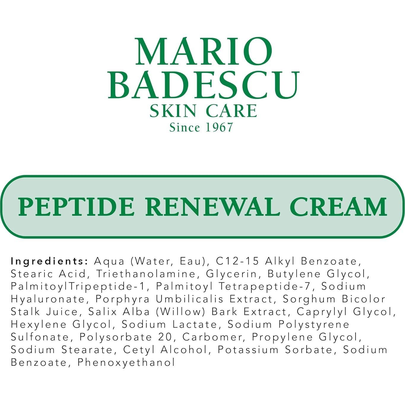 Crema Facial Antienvejecimiento Mario Badescu 28g Péptidos