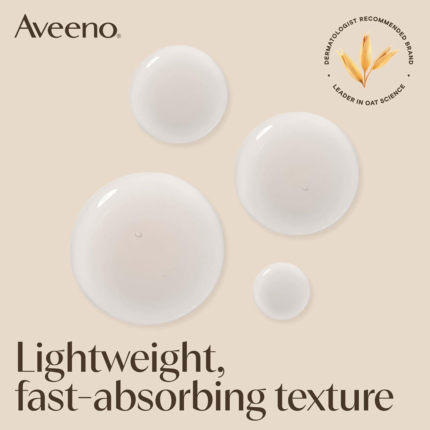 Paquete Cuidado Piel Sensible Aveeno: Suero 29.57 ml + Crema 22.68 g