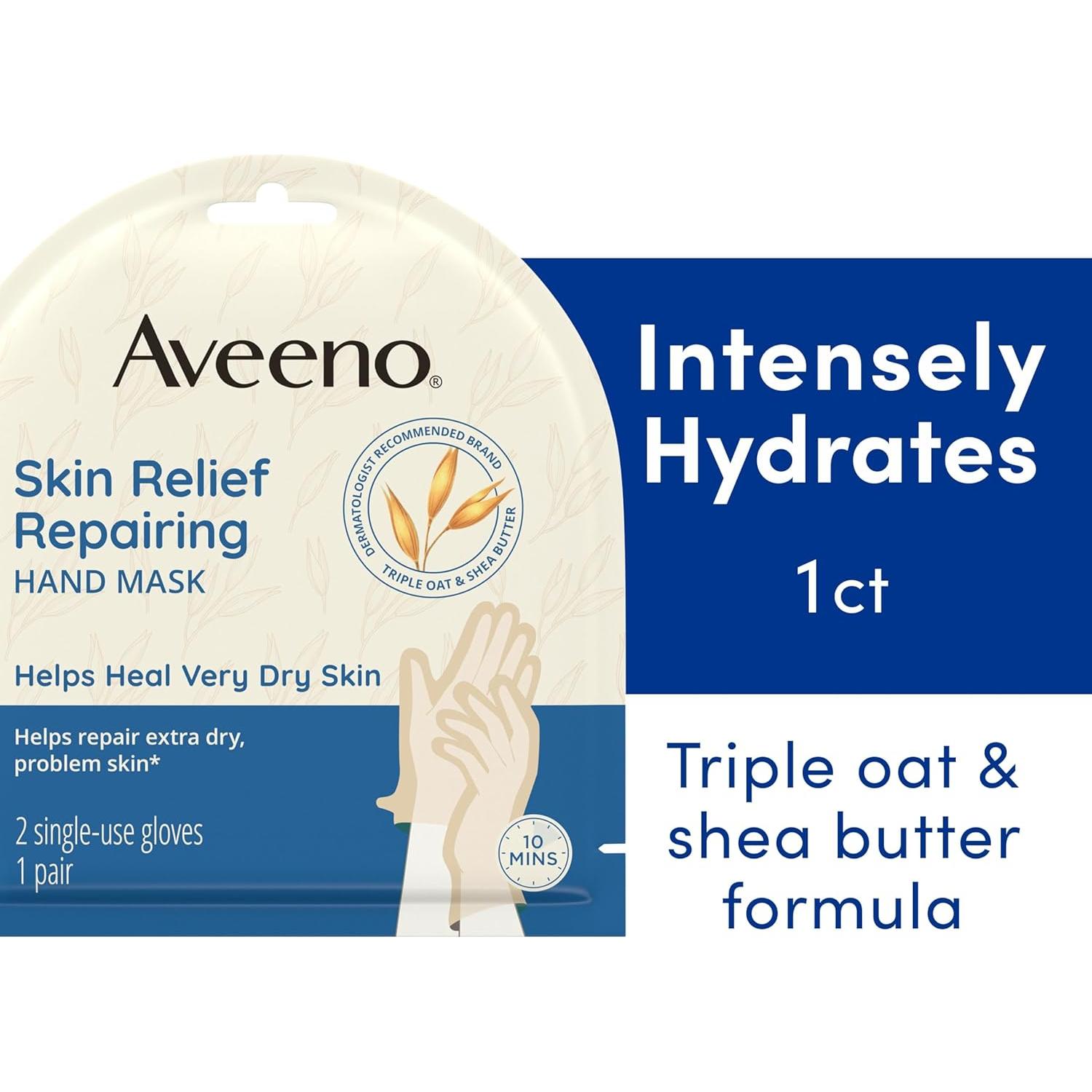 Set de Regalo de Spa Aveeno - Exfoliante, Loción y Mascarillas