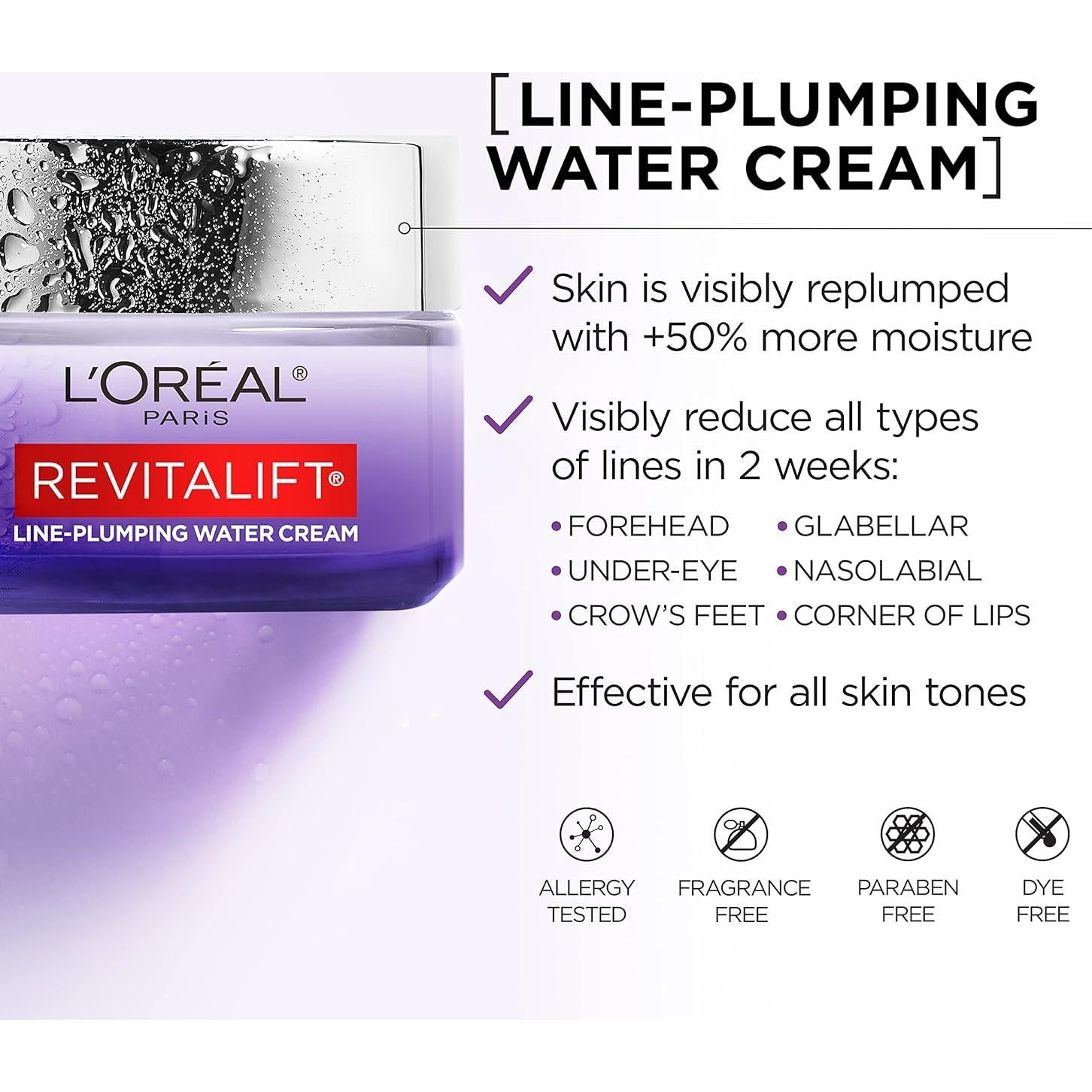 Crema Hidratante L'Oreal Revitalift 48g Ácido Hialurónico