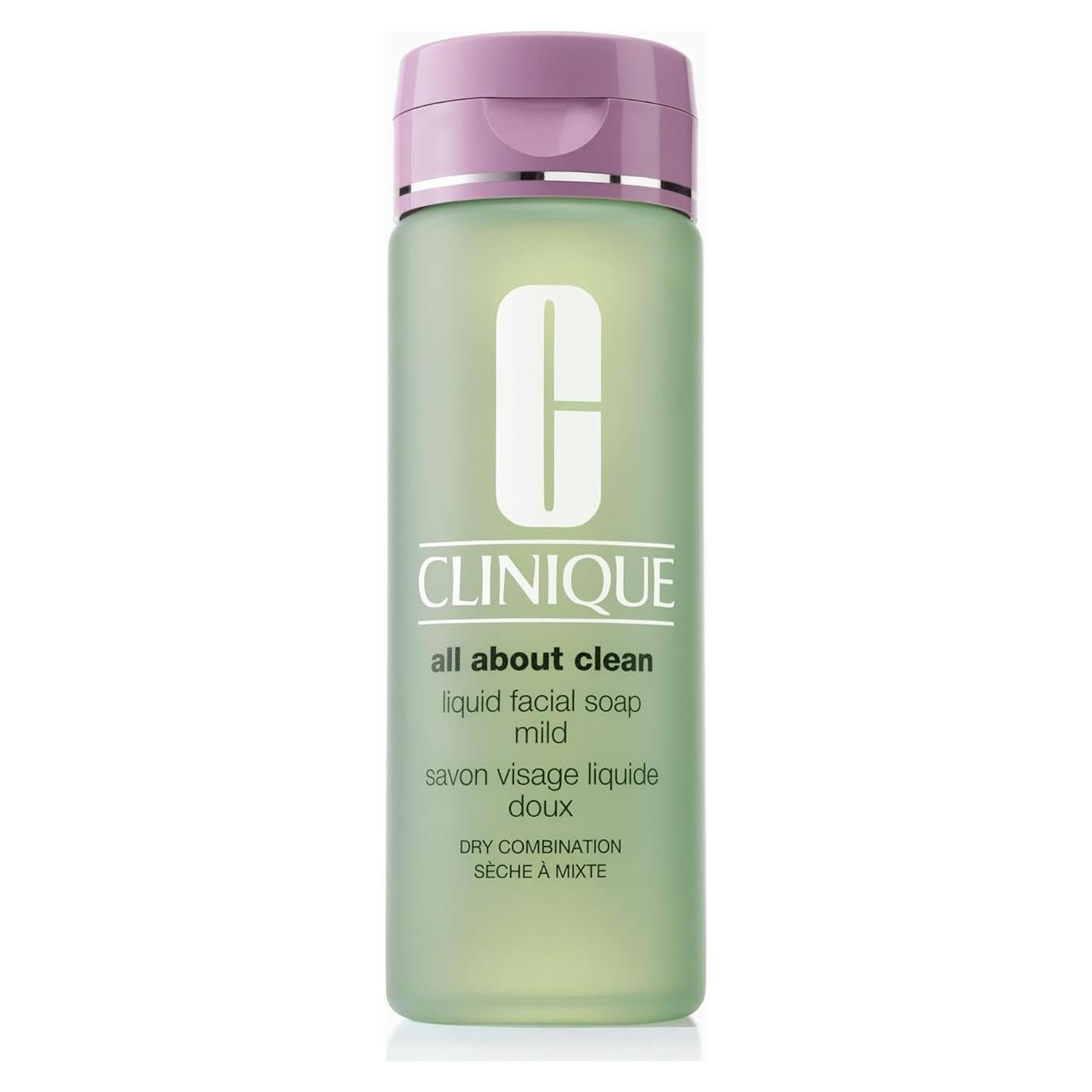 Jabón Líquido Facial Suave Clinique 198.5 ml Tipo 2 Piel Seca/Mixta