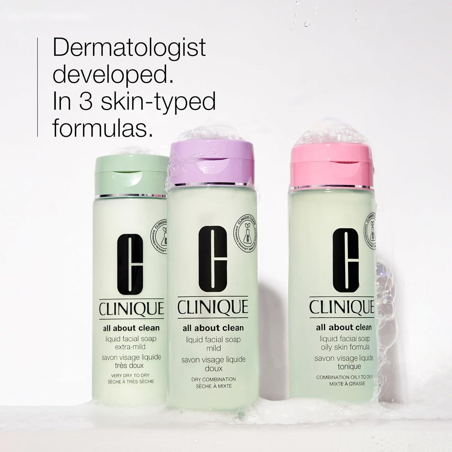 Set de Limpieza Facial Clinique 3 Pasos Jumbo para Piel Seca a Mixta