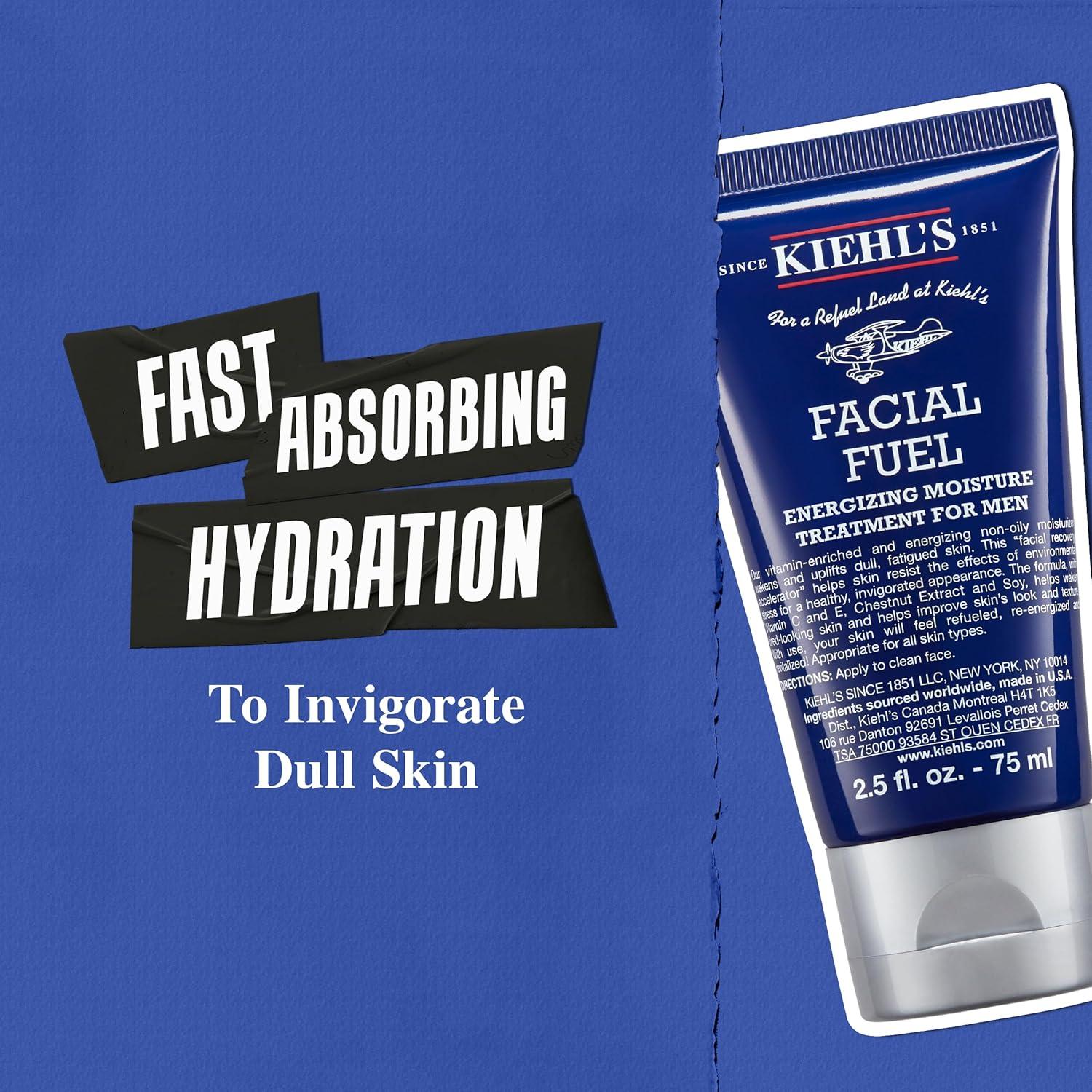 Hidratante Facial Fuel Kiehl's 200 ml para Hombres con Vitamina C