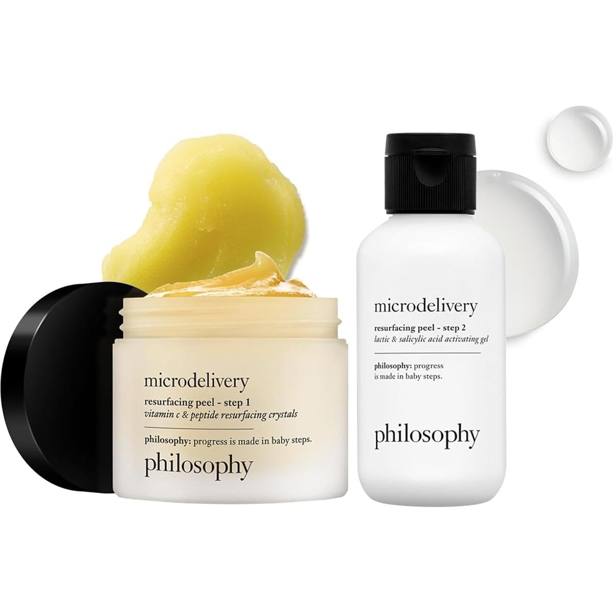 Kit de Peeling de Vitamina C Philosophy - 2 Pasos para Piel Suave