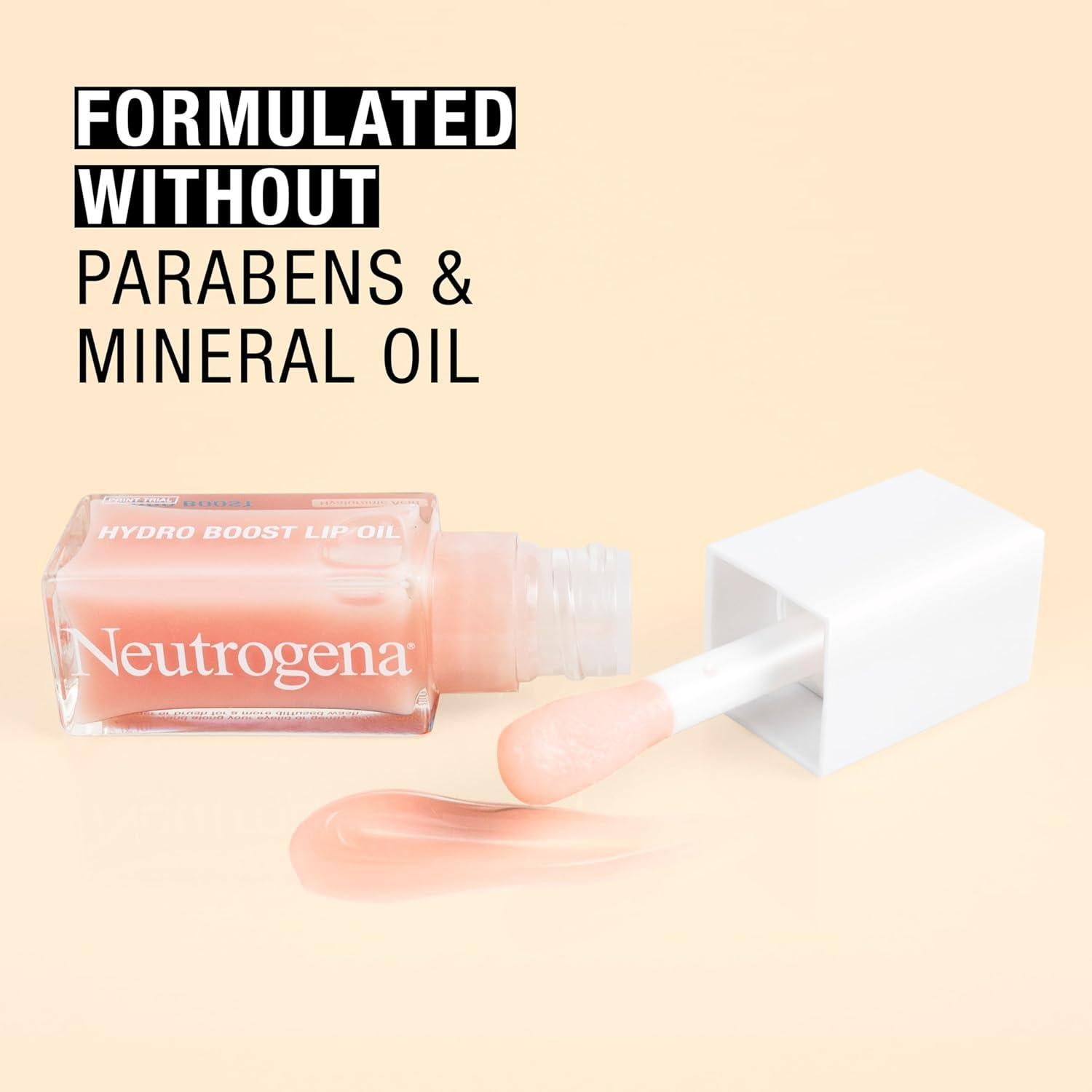 Kit Hidratación Labial Neutrogena Hydro Boost - Aceite Rosa Claro y Mascarilla Nocturna