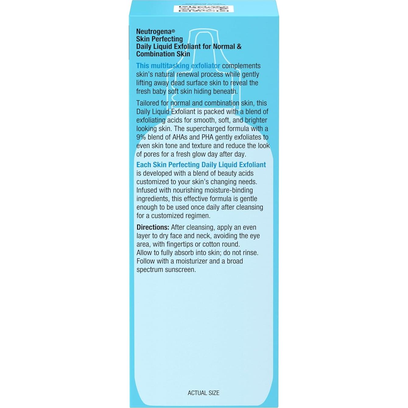Exfoliante Facial Líquido Neutrogena 118 ml 9% AHA/PHA Piel Normal/Mixta