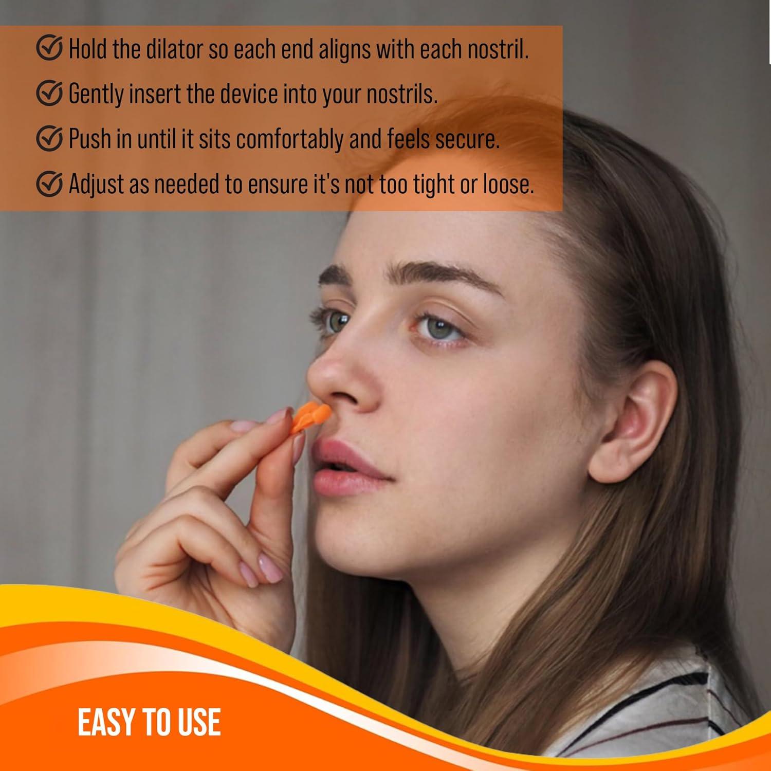 Dilatadores Nasales Antironquido Mobi Lock - Paquete de 4