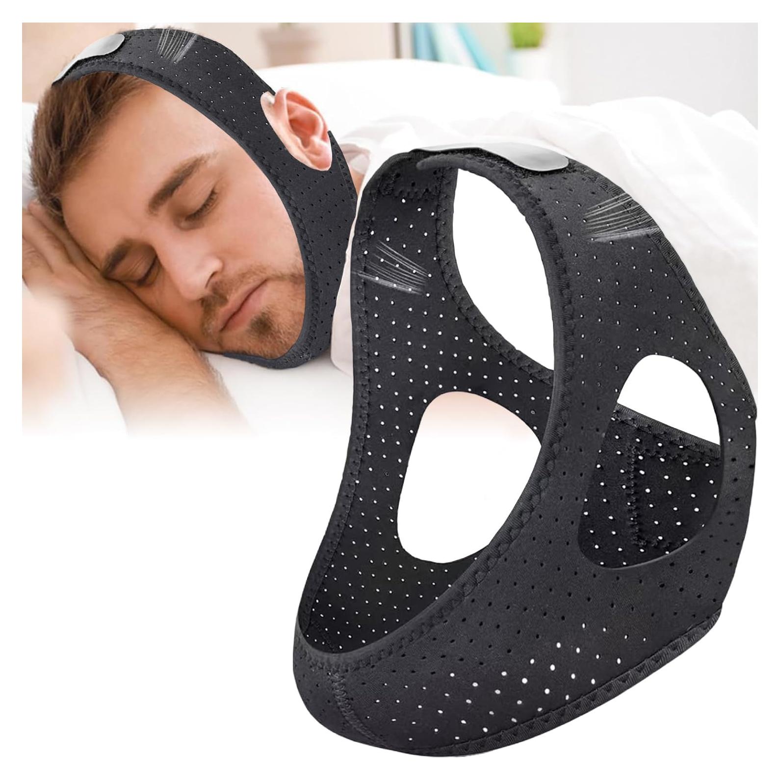 Correa Anti Ronquidos Ajustable JUNJIANHUAN Transpirable