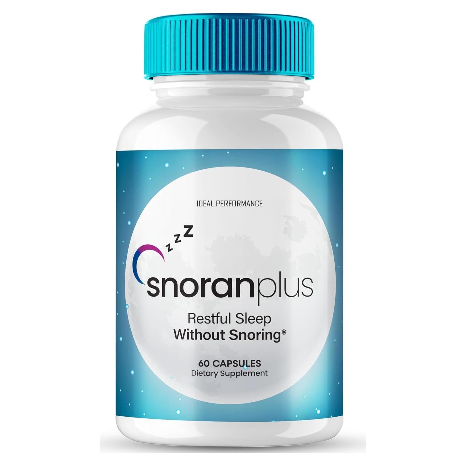 Cápsulas Naturales Snoran Plus 60 Unidades - Reducen Ronquidos