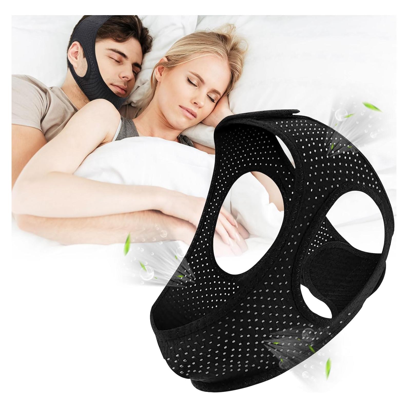 Correa de mentón CPAP ajustable y transpirable ifory