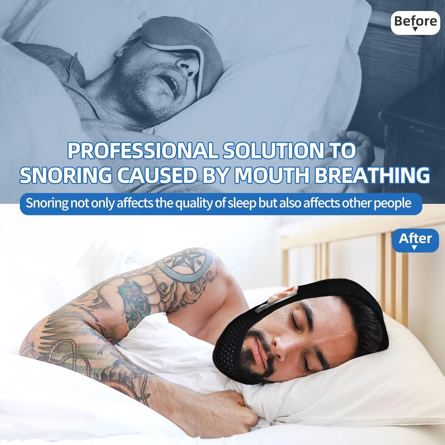 Correa de mentón CPAP ajustable y transpirable ifory