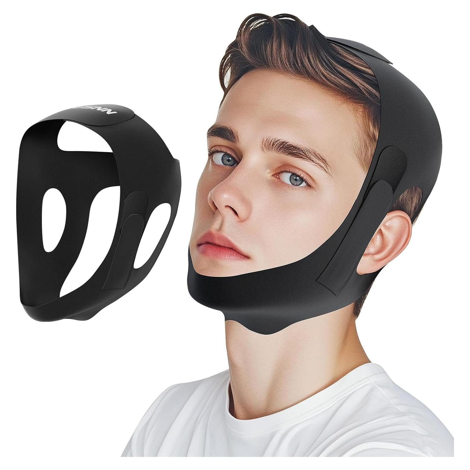 Correa para Barbilla Anti Ronquidos NNSRR CPAP Ajustable