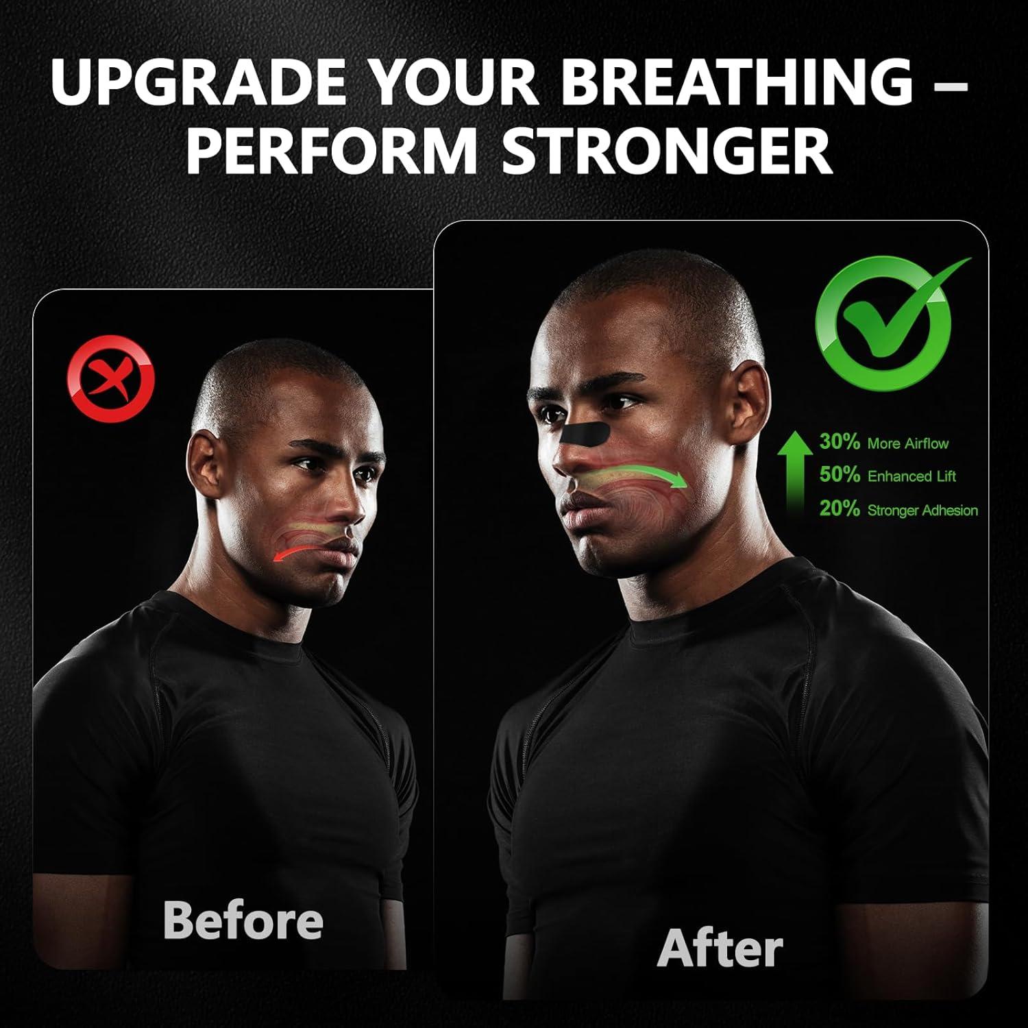 Tiras Nasales DtMxMan para Respirar - 60 Unidades, Fuerza Extra