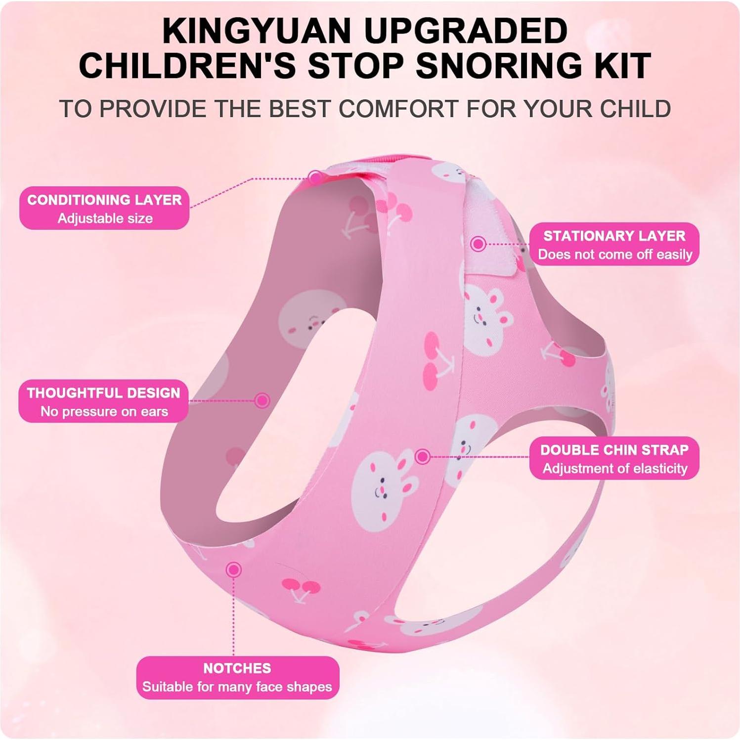 Correa Anti-Ronquidos para Niños Kingyuan Ajustable 1.14-1.60m