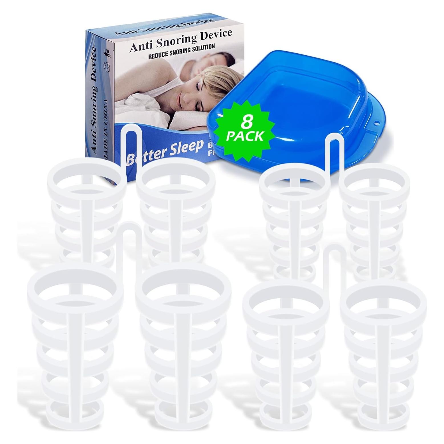 Juego de 8 Dilatadores Nasales Antisnoring Premium - Previene Ronquidos