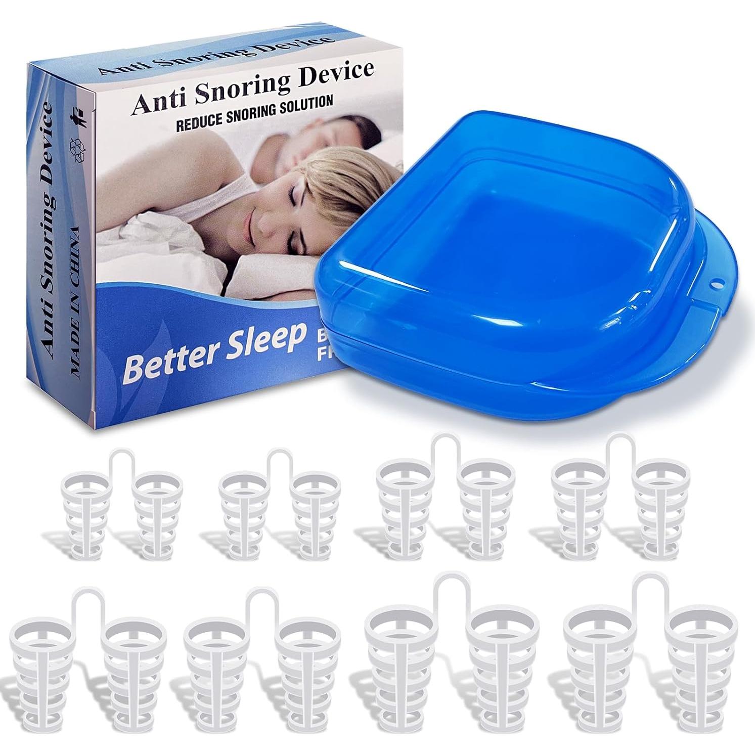 Juego de 8 Dilatadores Nasales Antisnoring Premium - Previene Ronquidos