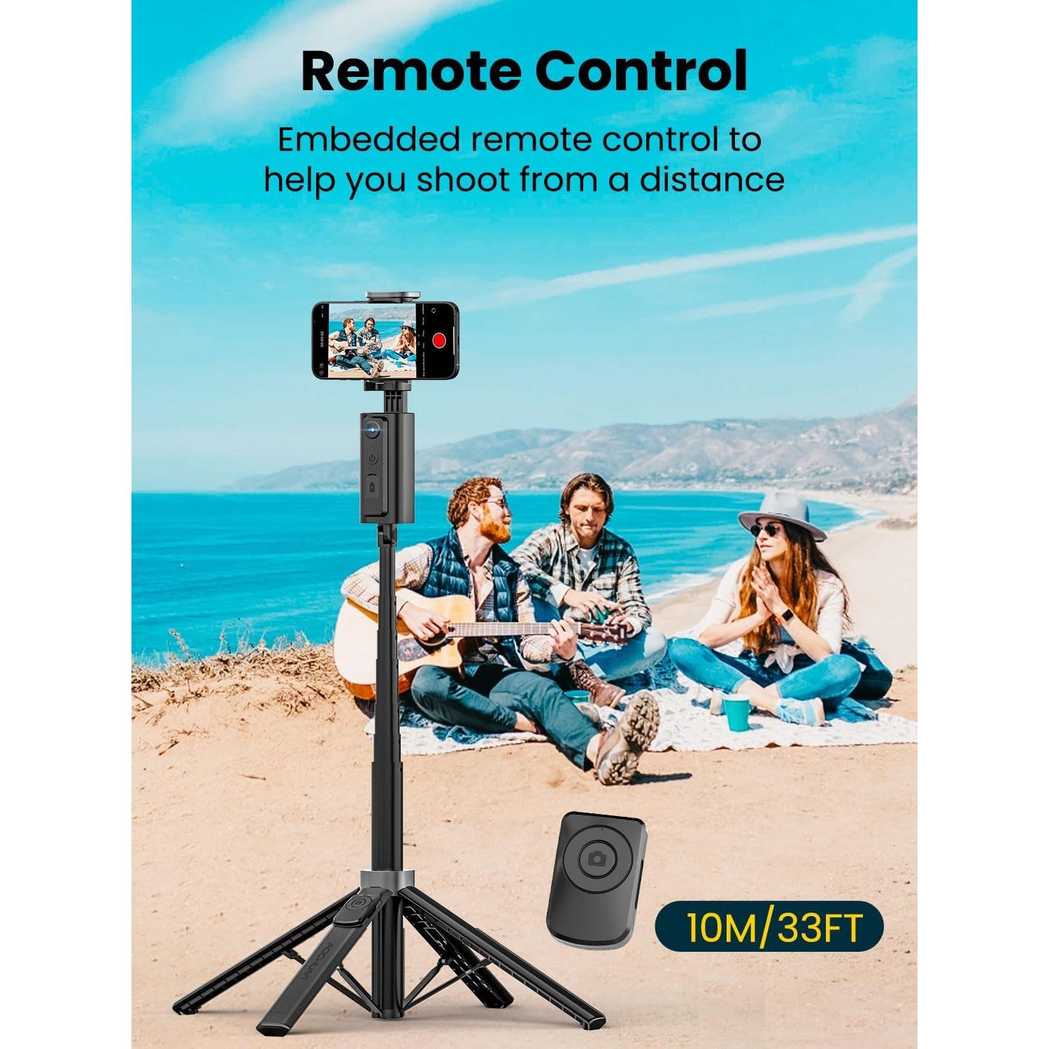 Trípode de Seguimiento Facial AOCHUAN 57" (144.78 cm)