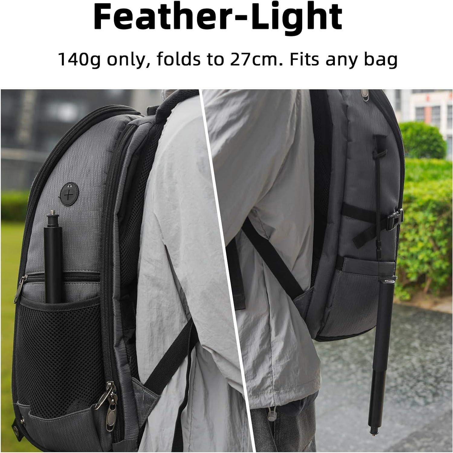 Palo de Selfie Invisible BRDRC 135 cm para Insta360 y DJI OSMO