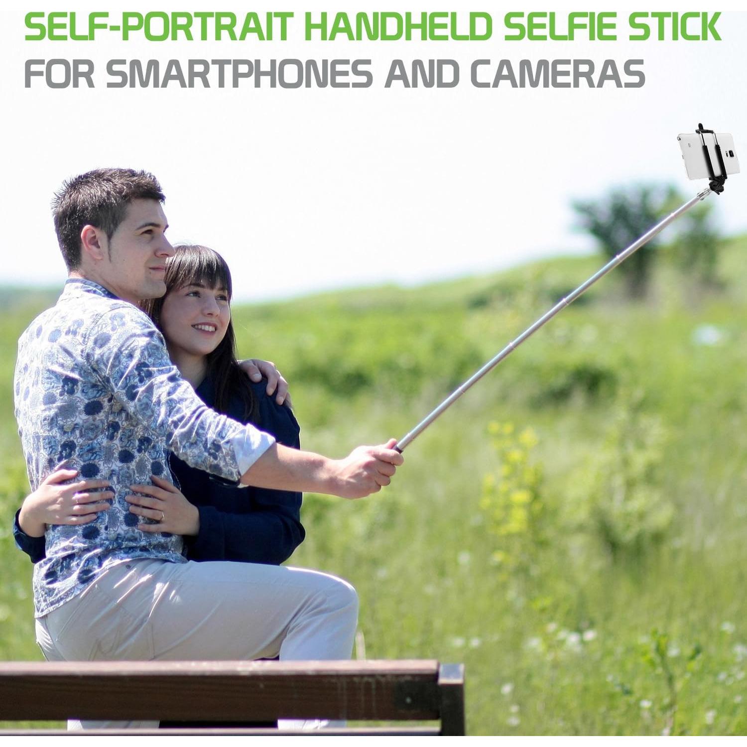 Palo Selfie Extensible Cellet ACPOD3BK 0.79m Compatible iPhone y Android