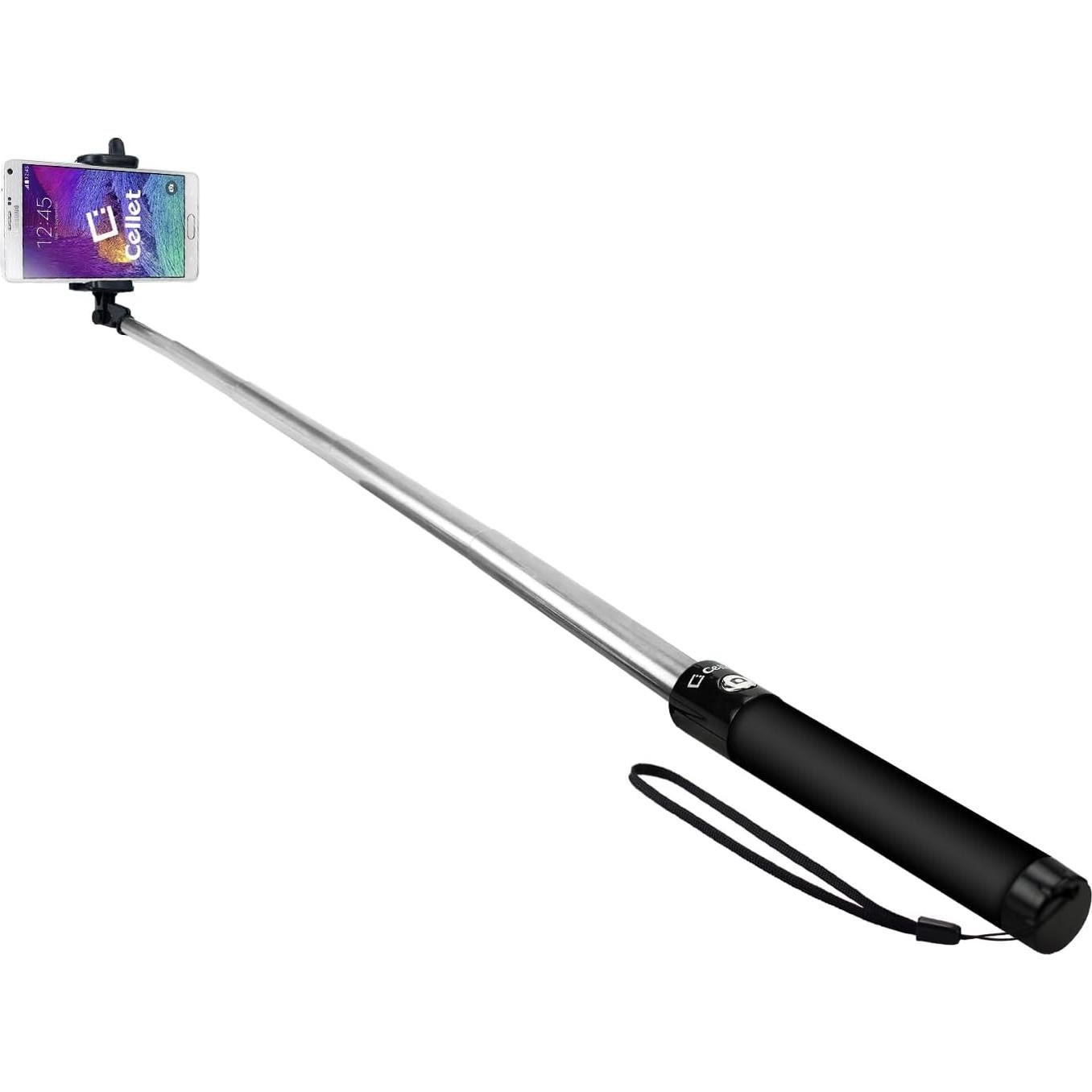 Palo Selfie Extensible Cellet ACPOD3BK 0.79m Compatible iPhone y Android