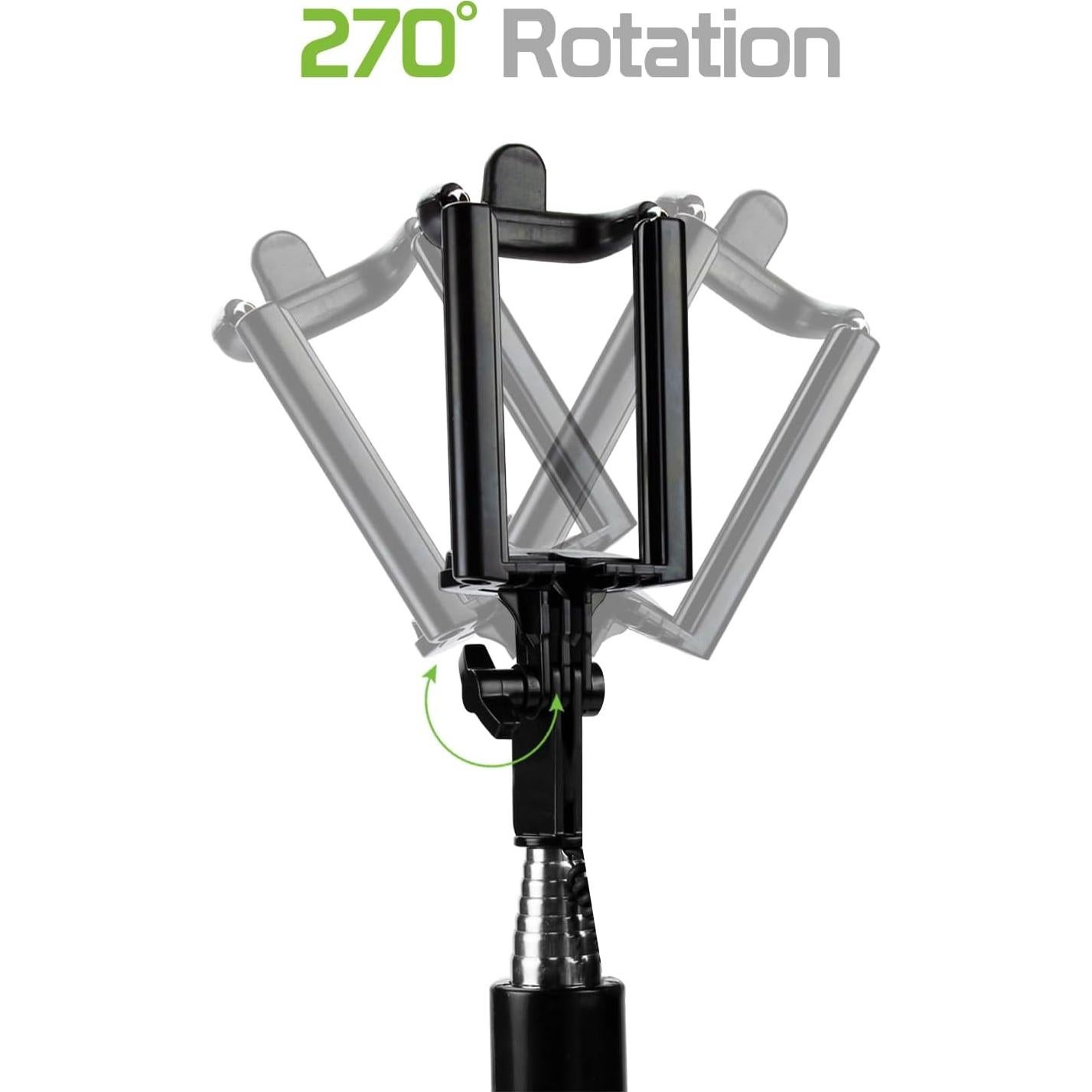 Palo Selfie Extensible Cellet ACPOD3BK 0.79m Compatible iPhone y Android