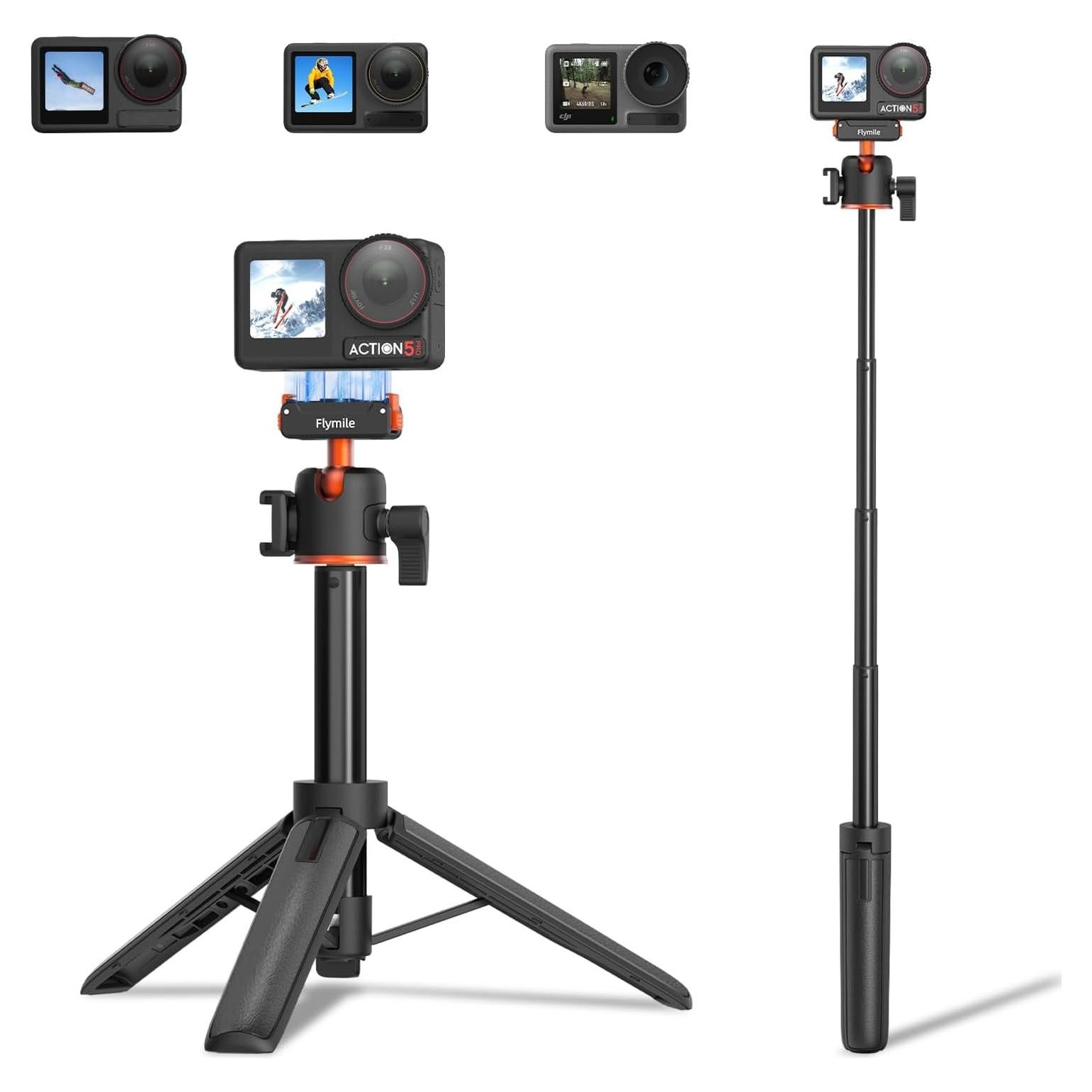 Trípode BRDRC CSG360 para DJI Osmo Action 5 Pro, 53 cm