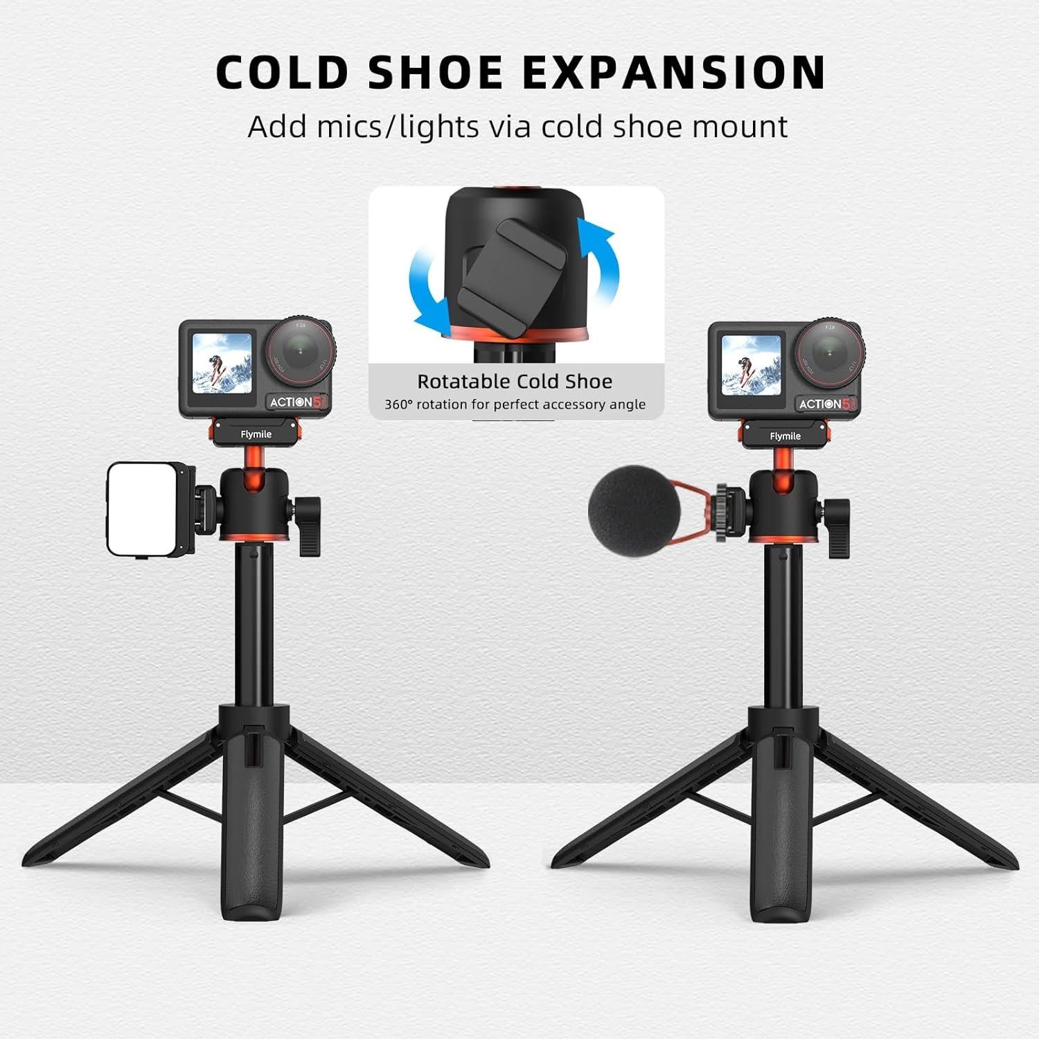 Trípode BRDRC CSG360 para DJI Osmo Action 5 Pro, 53 cm