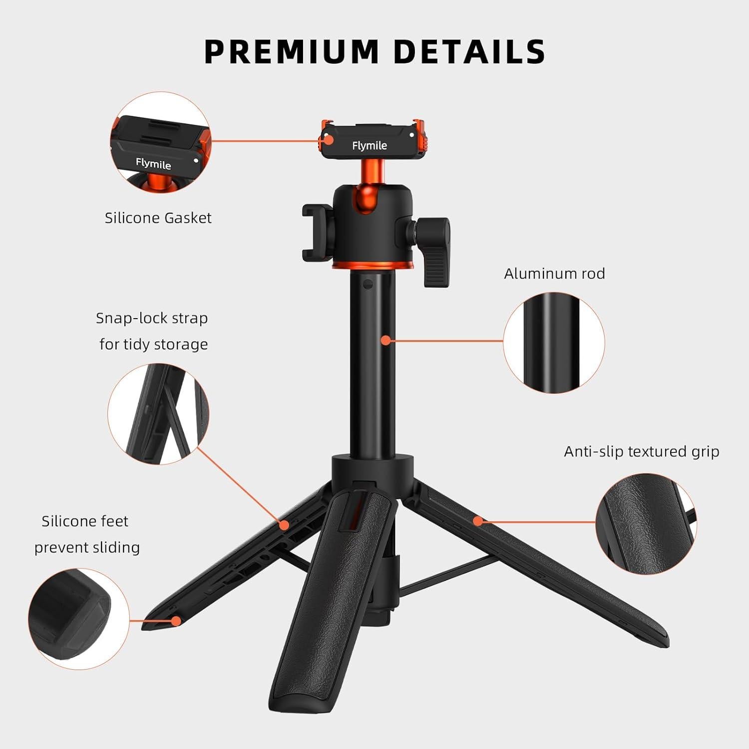 Trípode BRDRC CSG360 para DJI Osmo Action 5 Pro, 53 cm