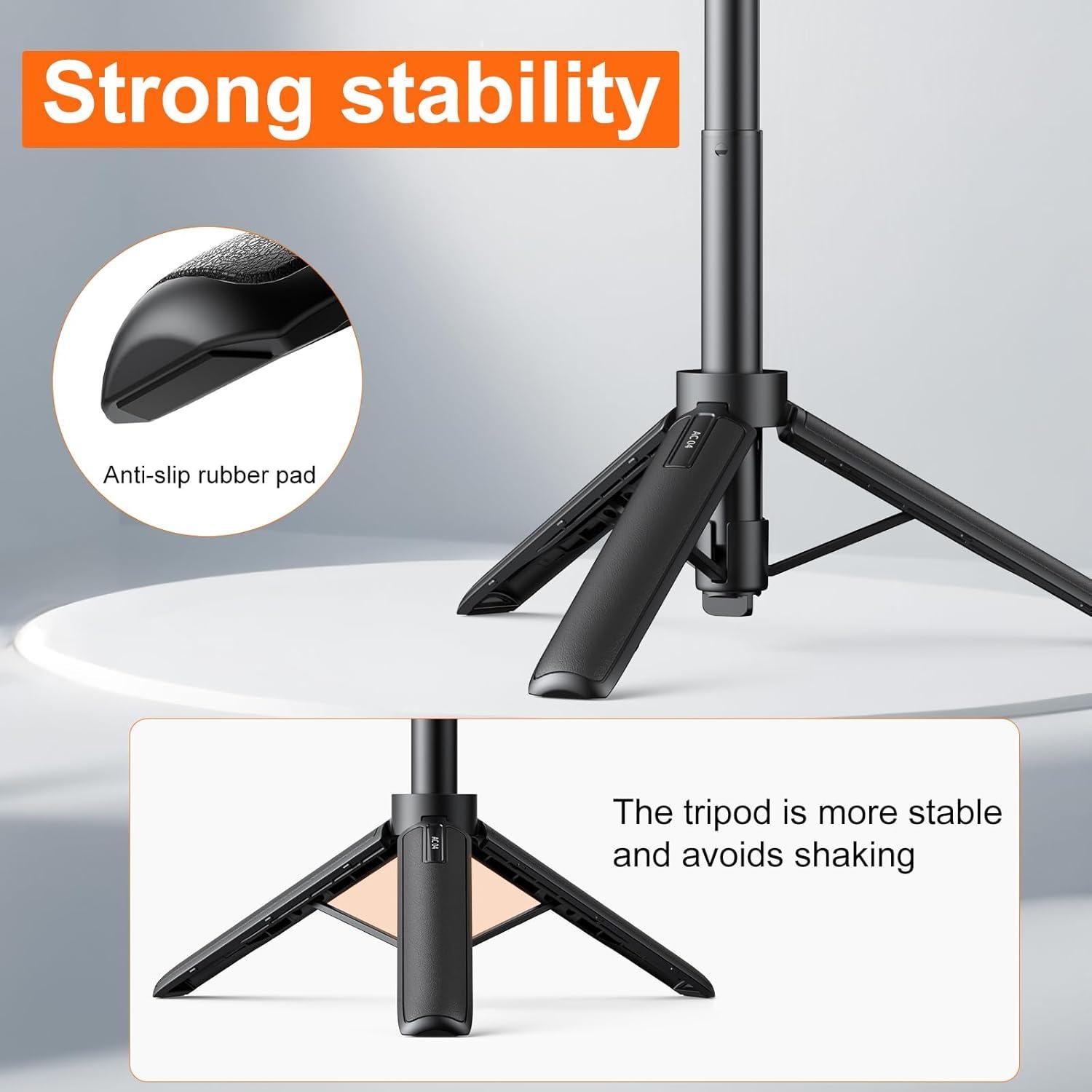 Palo de Selfie Extensible VRIG AC-04 con Trípode y Adaptador