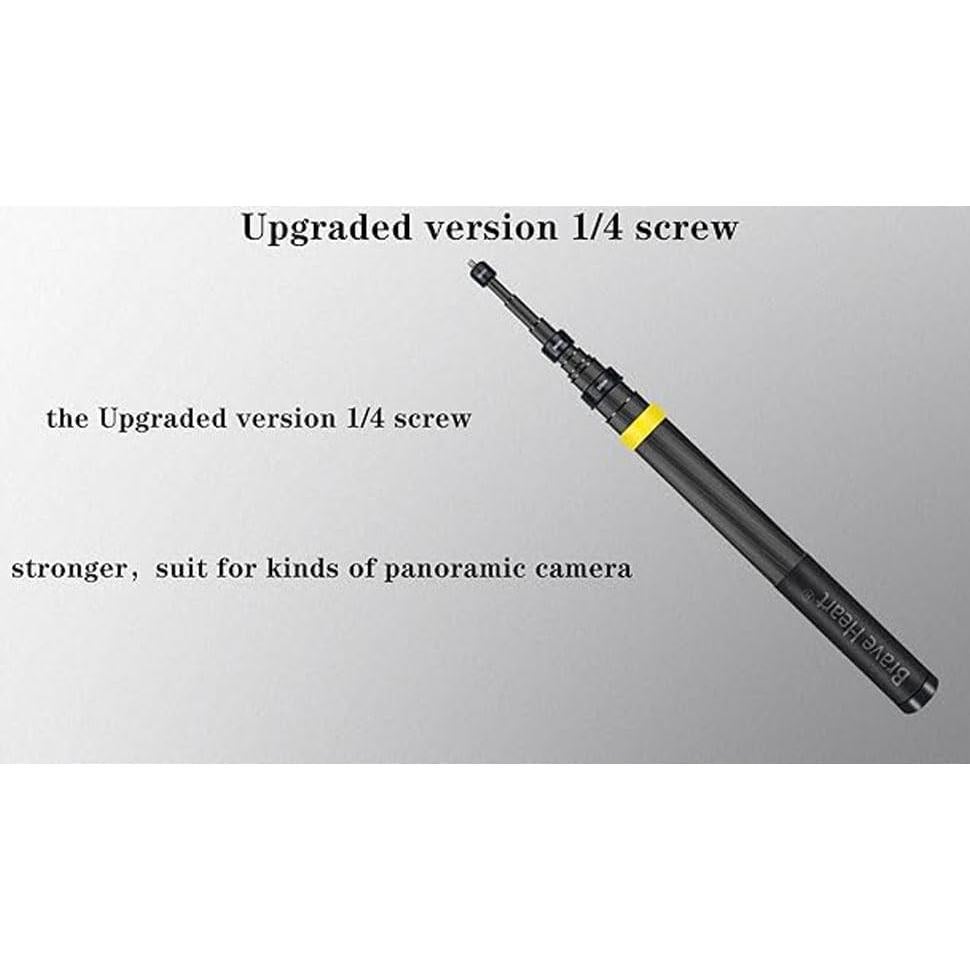 Palo Selfie Telescópico 3M para Insta360 y GoPro - Amarillo